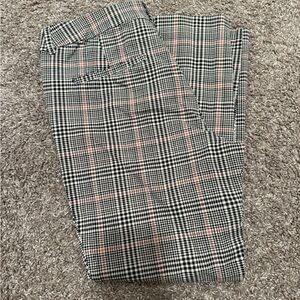 Woman’s Black and White Checkered Pants